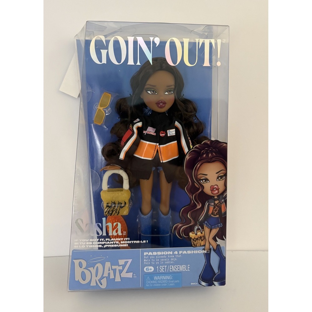 New! Bratz Goin' Out! Sasha Fashion Doll MGA 2024